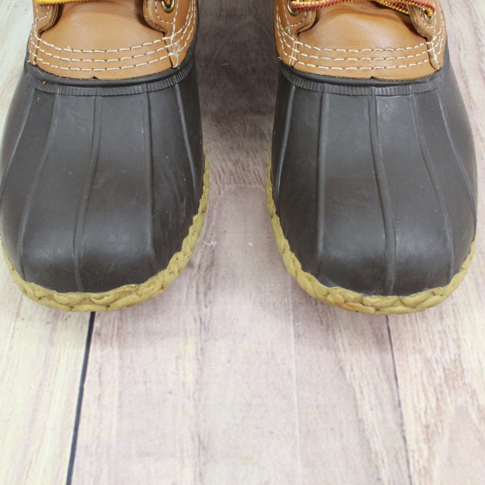 LL BEAN 8" Gore-Tex Thinsulate Insulated Duck Bean Boots Size M 6 / L 8 Wide - Picture 5 of 10